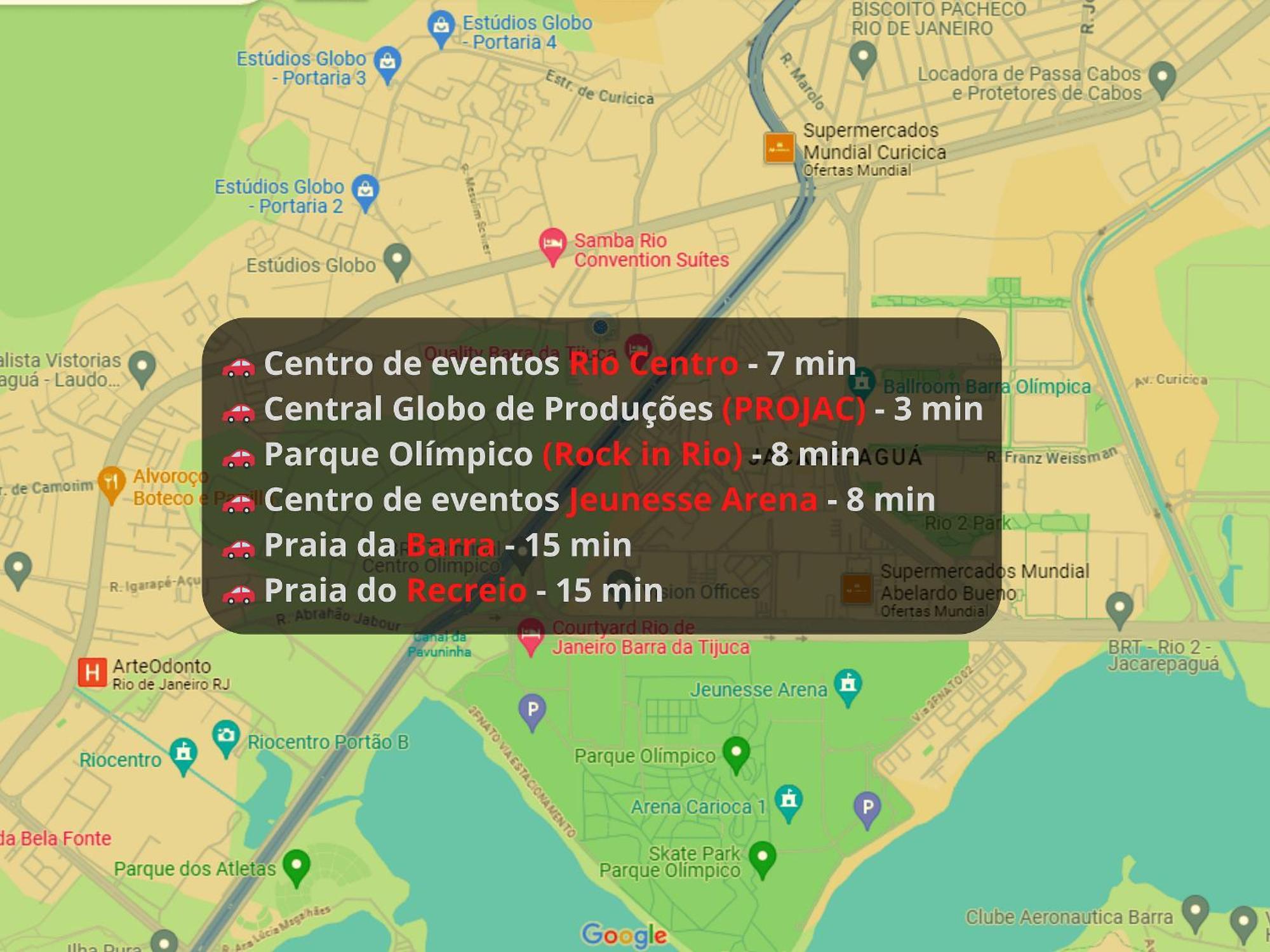 Lindo 2 Qts Rio Centro Barra Olimpica 5m Apartamento Río de Janeiro
